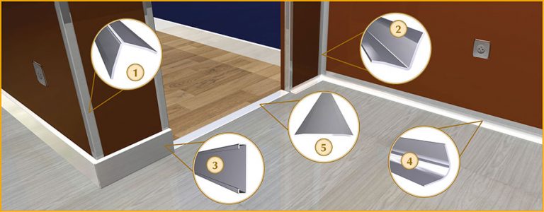 Profilés De Protection D'Angles Jaune/Noir - 1m X 5 - Signalisation Danger