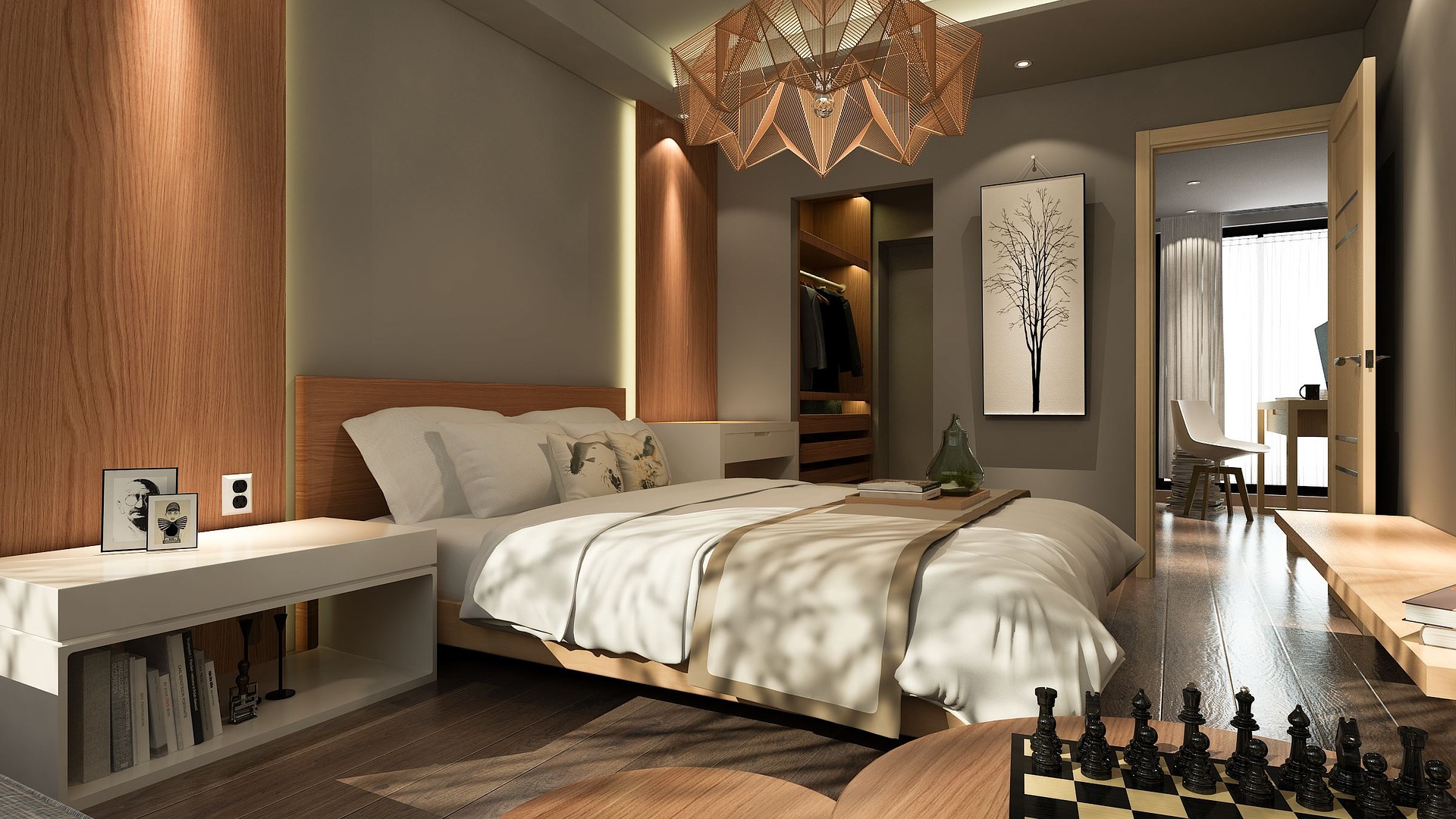 Des idées pour plus de décors dans la chambre à coucher