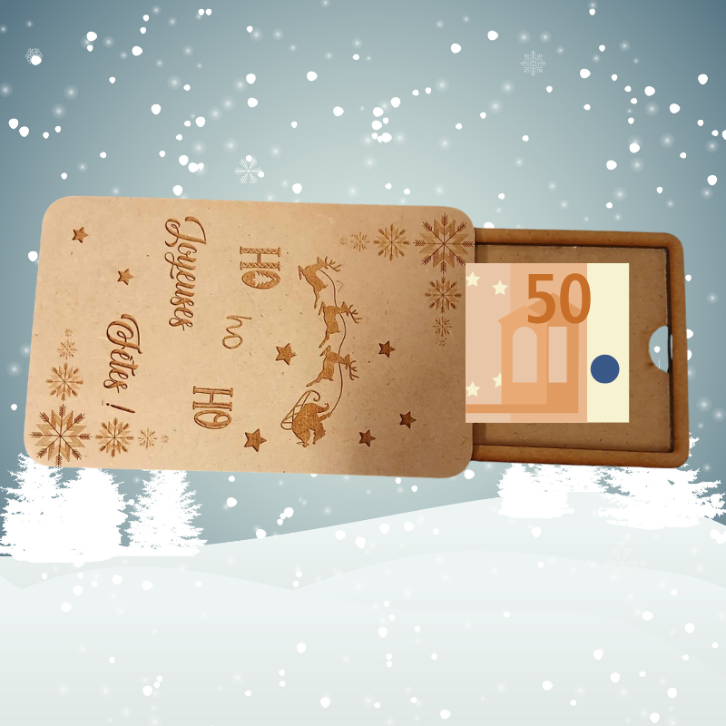 Enveloppe slide pour offrir etrenne