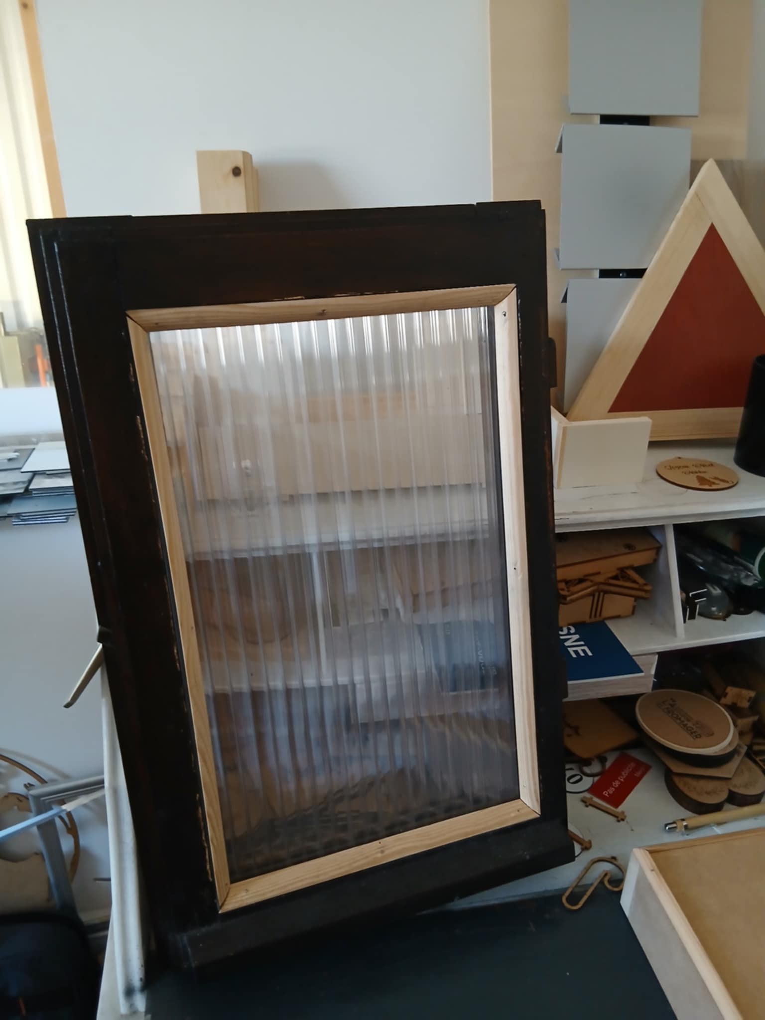 Solution provisoire en polycarbonate alvéolaire