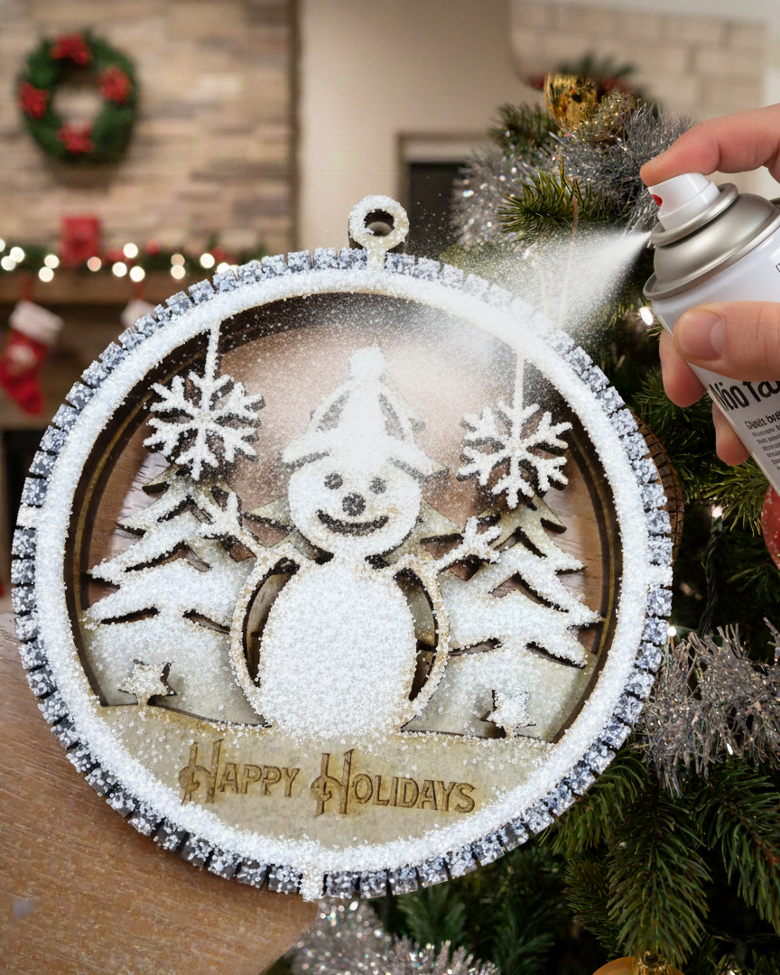 🎄✨ Décorer son sapin autrement : 5 idées pour sublimer Noël avec des suspensions en bois