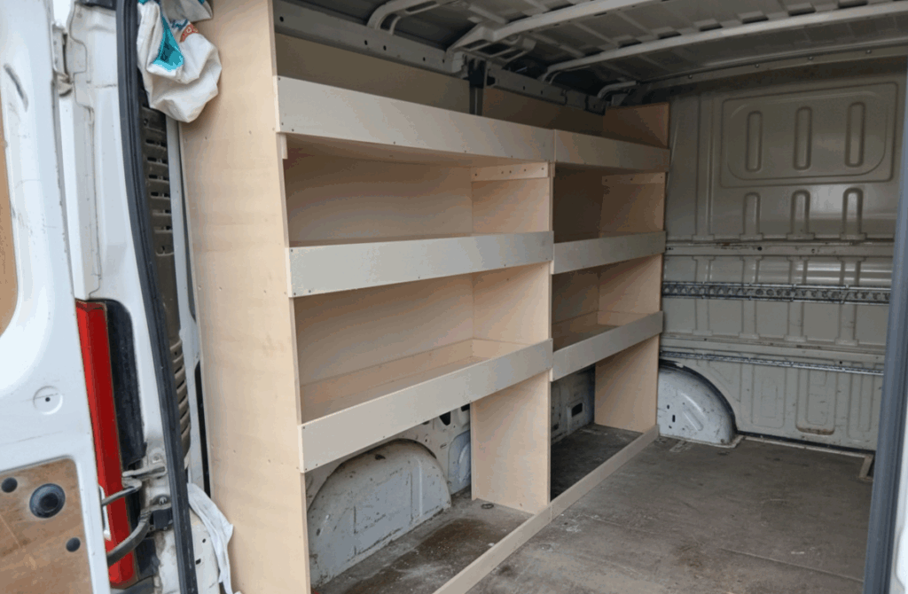 Caissons pour amenagement fourgon