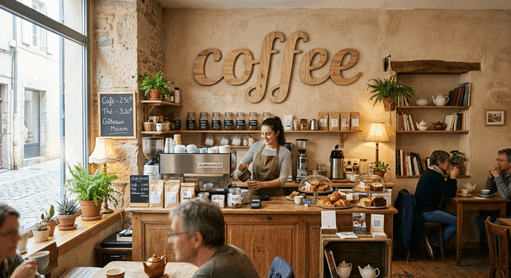 Enseigne intérieur en bois
