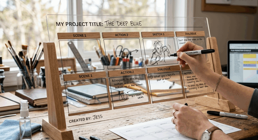 Chevalet pour storyboard