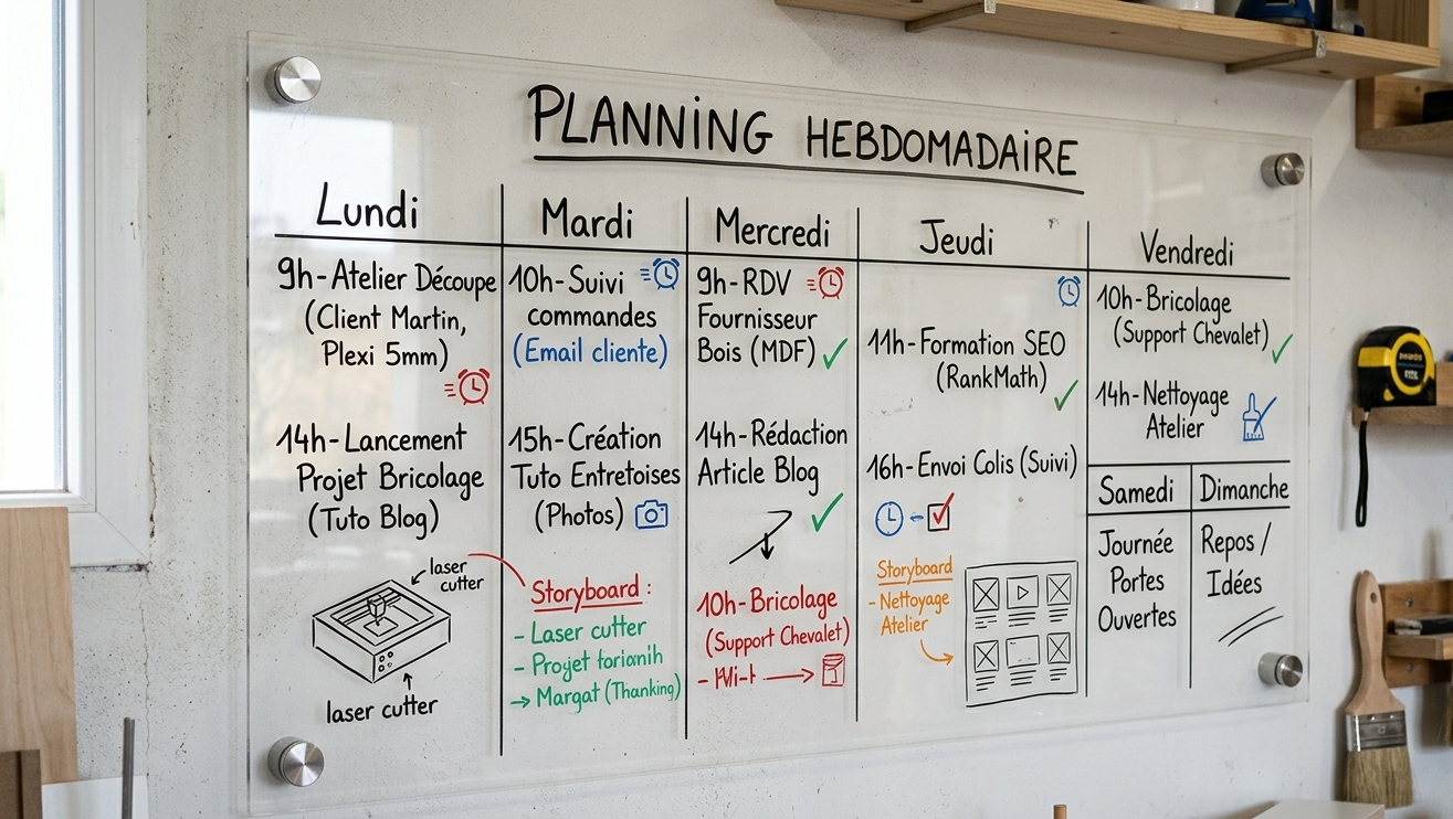 entretoises pour fixer storyboard