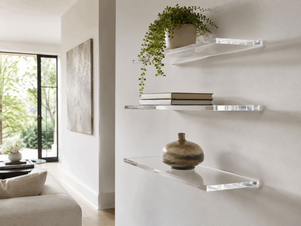 Etagere plexi