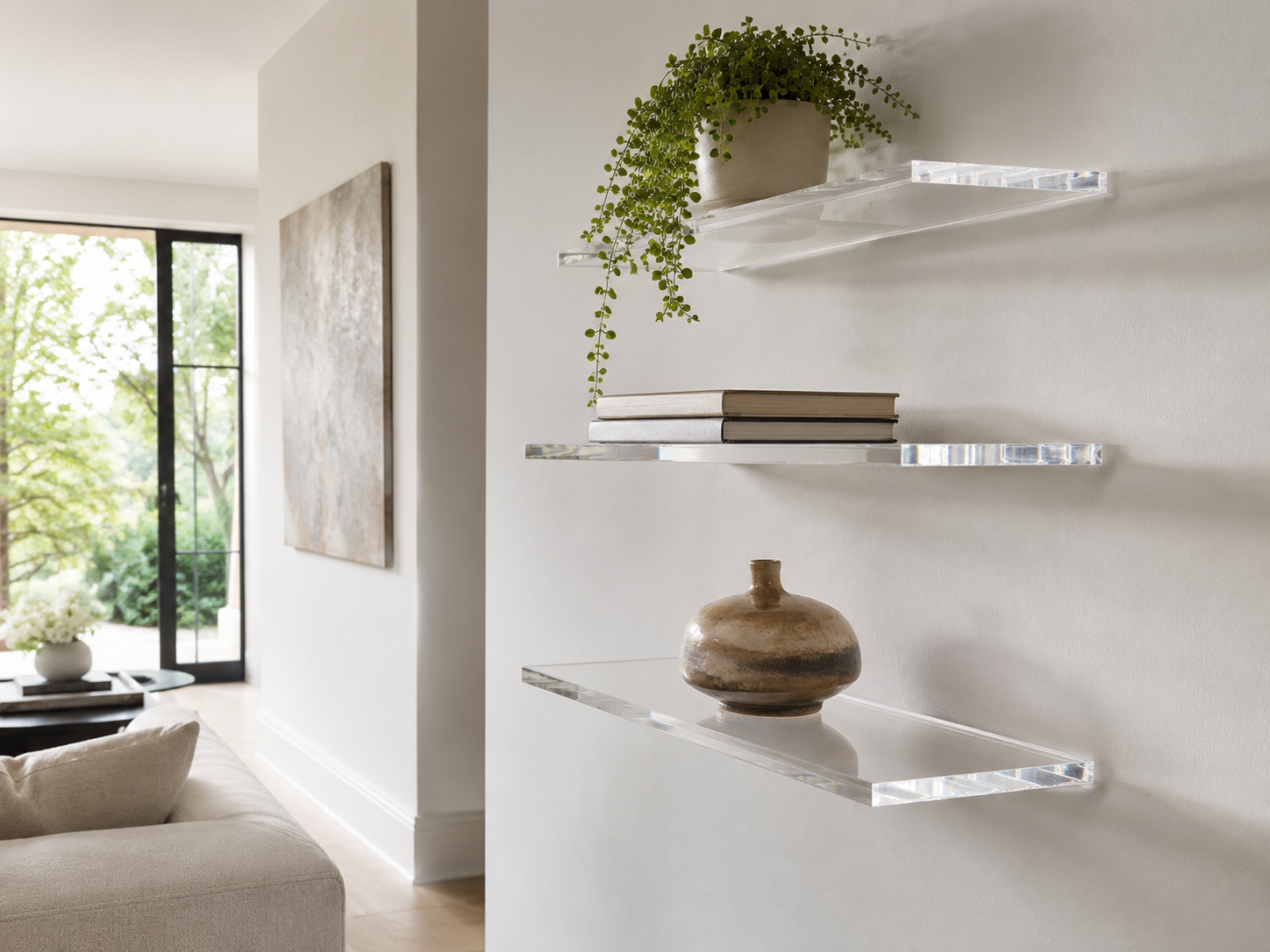 Etagere plexi